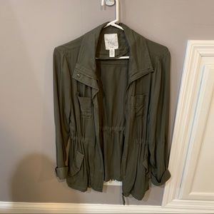 Army green jacket